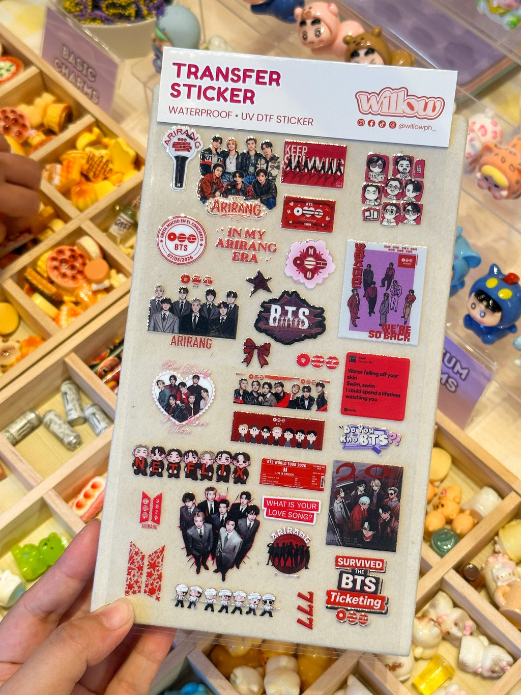 BTS Transfer Stickers