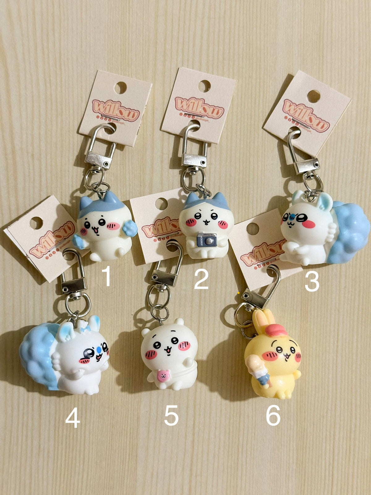 Chiikawa Trinket Keychains