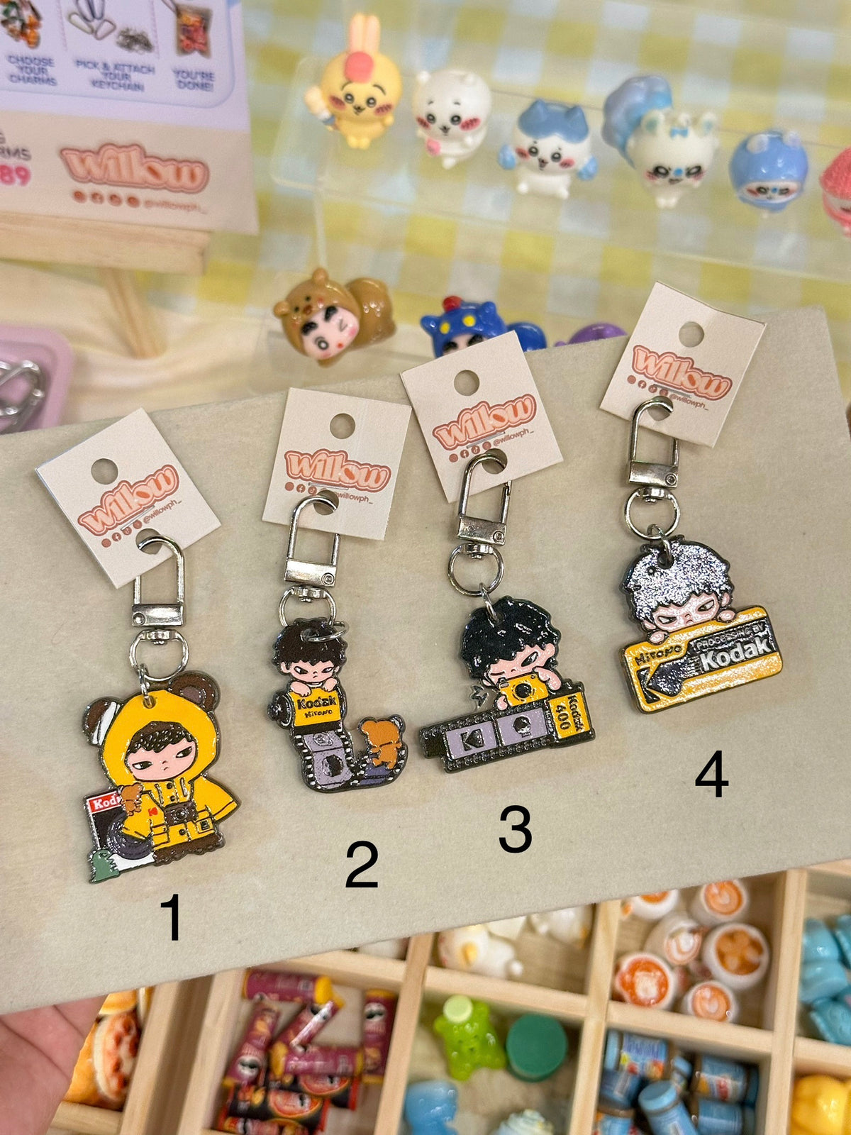 Hirono x Kodak Inspired Keychains