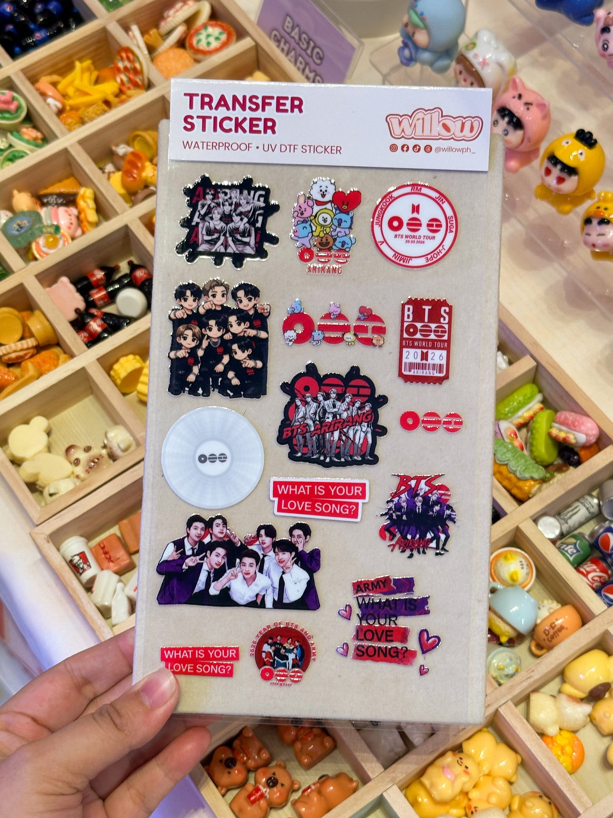 BTS Transfer Stickers