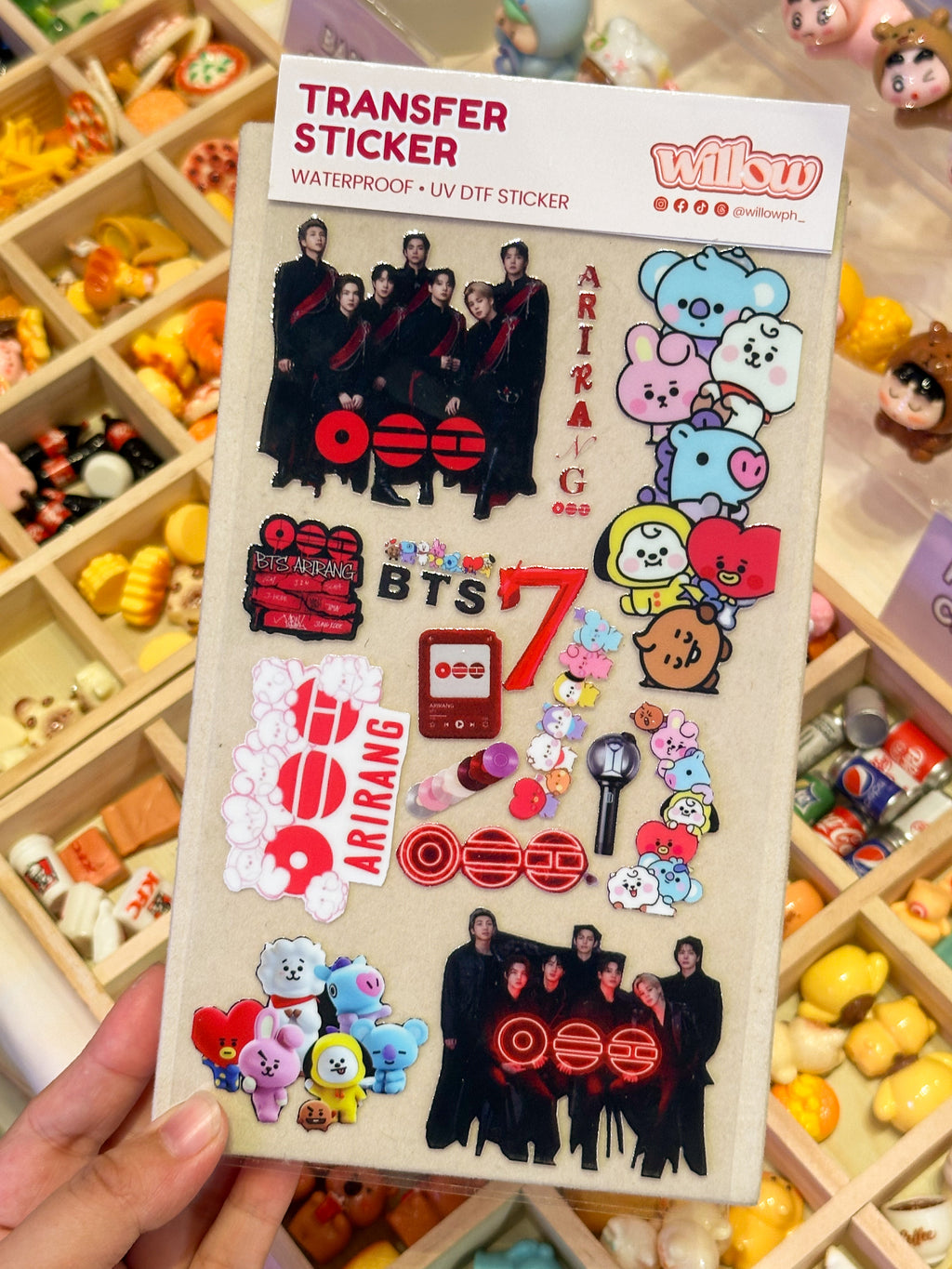 BTS Transfer Stickers
