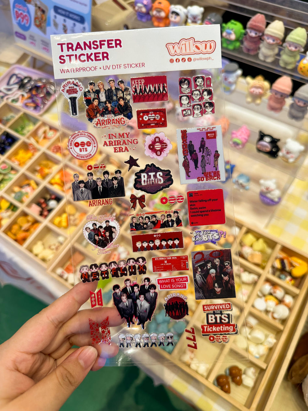 BTS Transfer Stickers