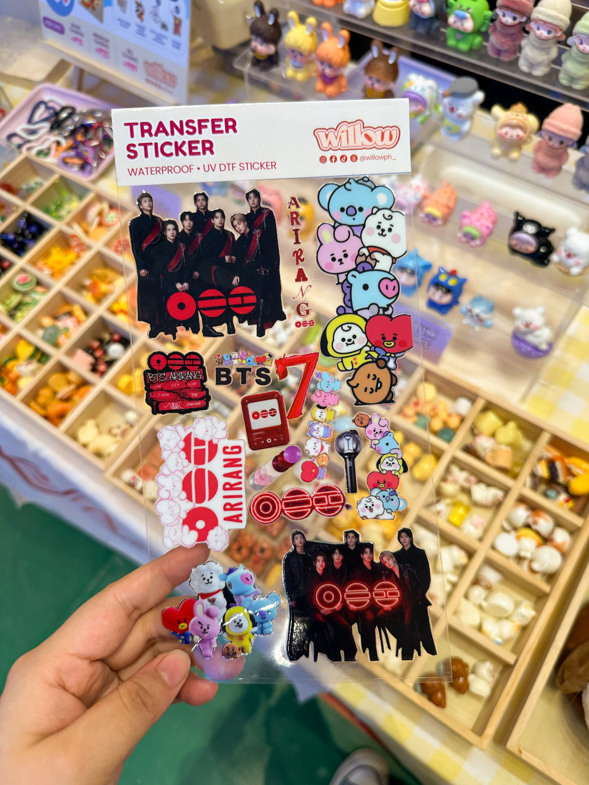 BTS Transfer Stickers