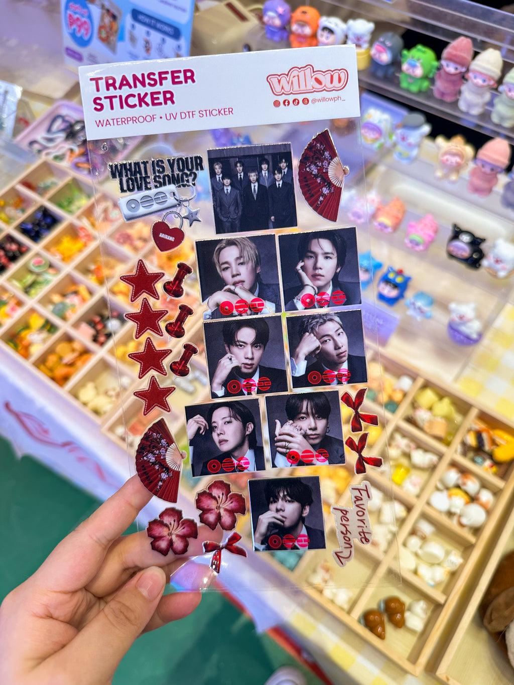 BTS Transfer Stickers
