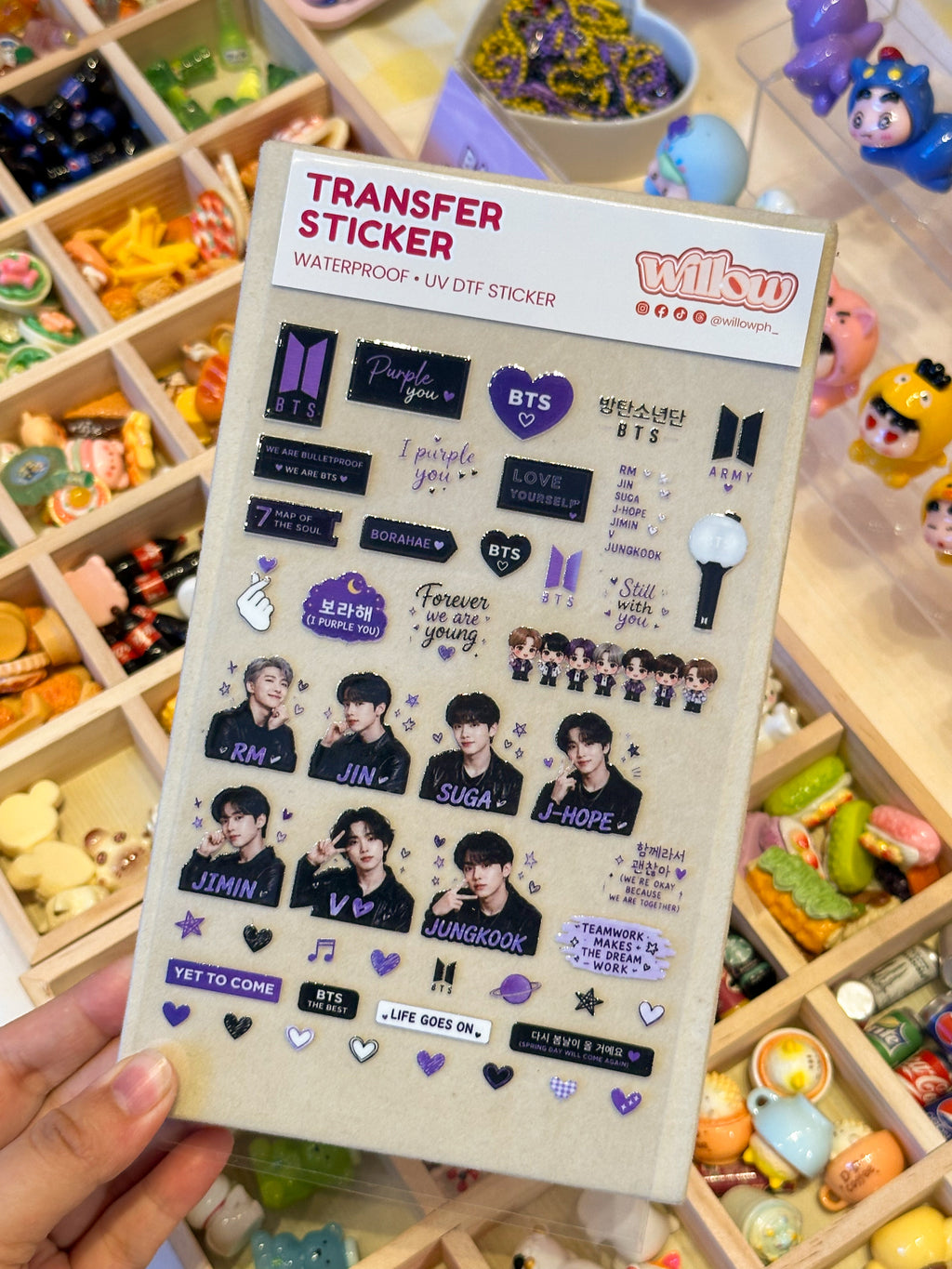 BTS Transfer Stickers