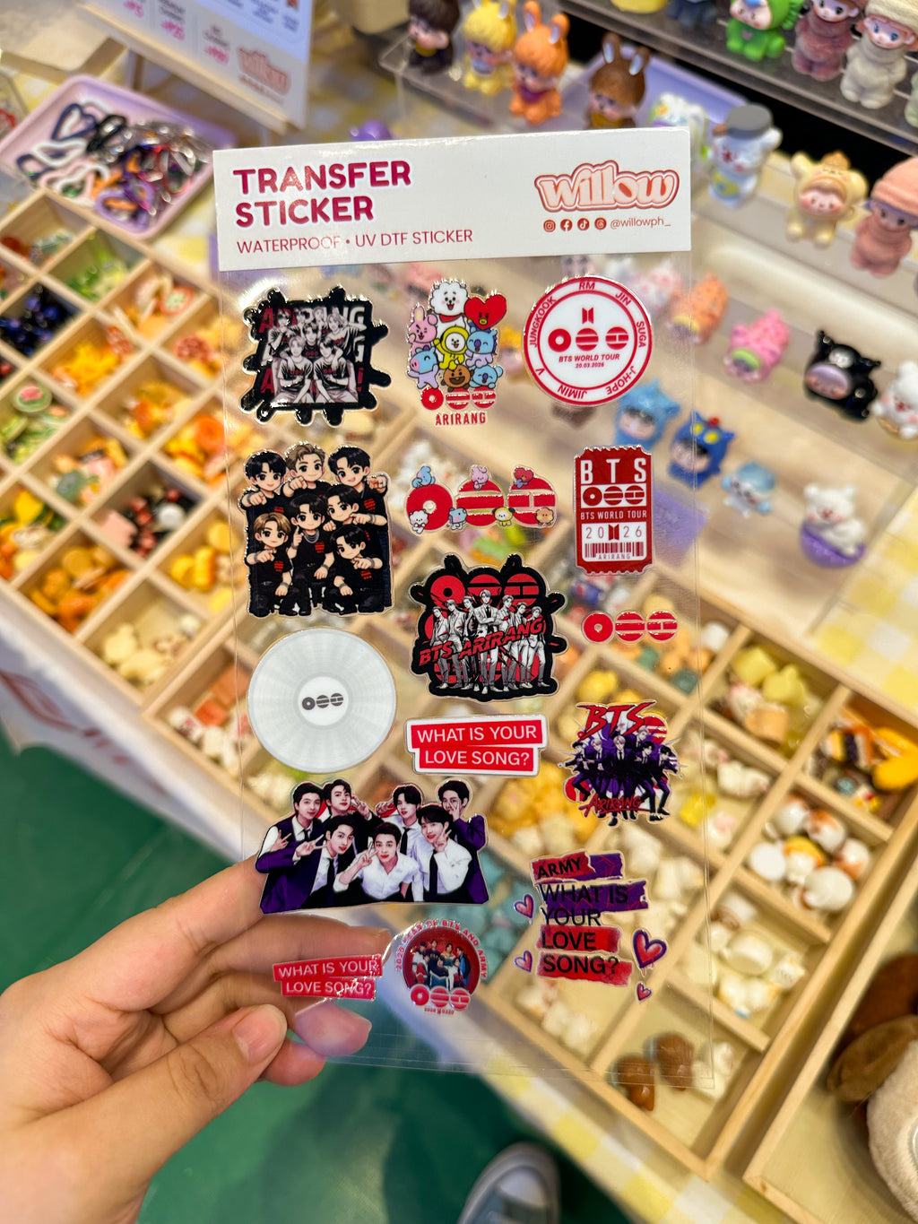 BTS Transfer Stickers