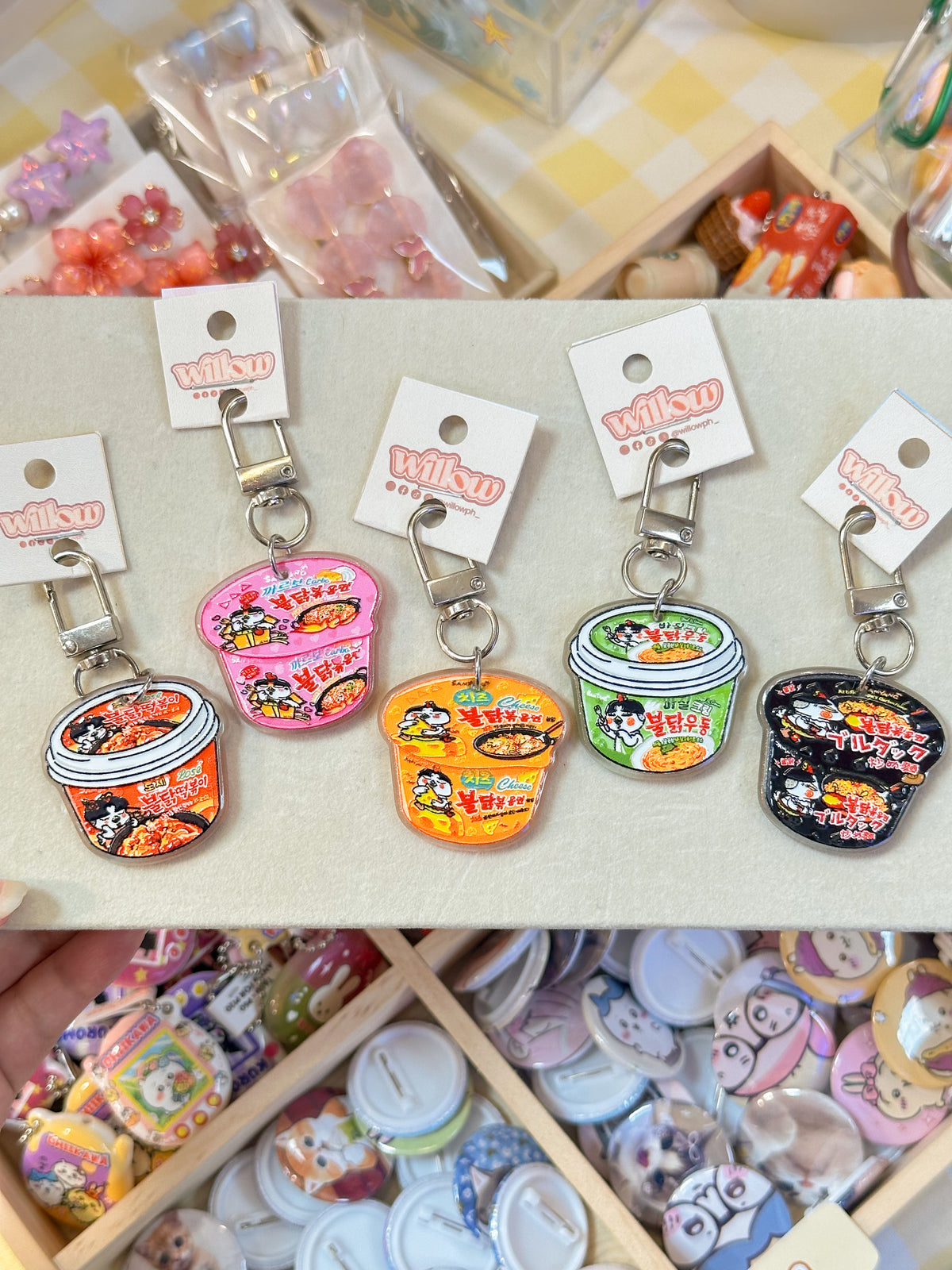 Buldak Keychains