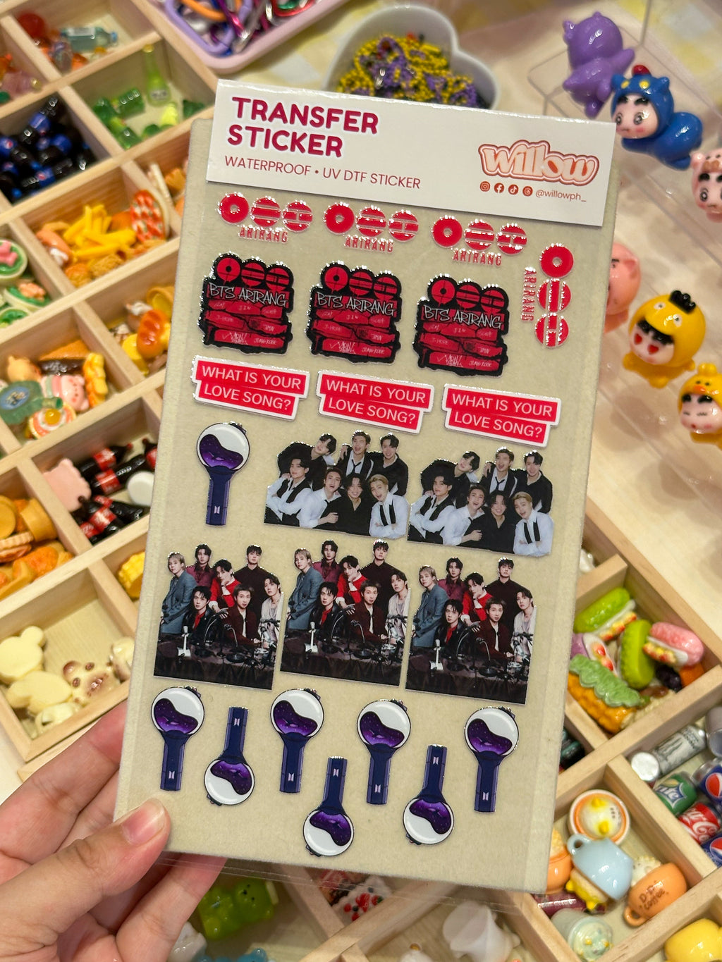 BTS Transfer Stickers