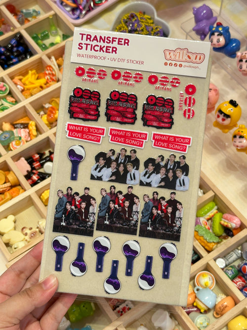 BTS Transfer Stickers