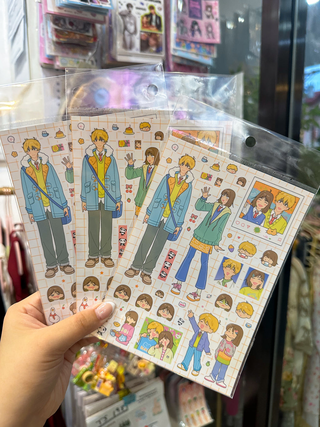Anime Sticker Sheet (1 Sheet)