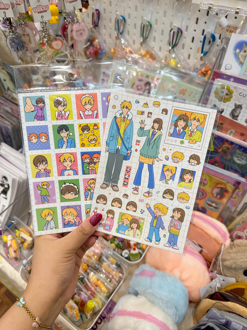 Anime Sticker Sheet (1 Sheet)
